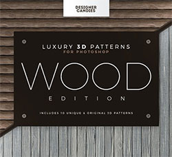 极品PS图案－10种高清无缝木材纹理效果：Seamless 3D Wood Patterns Textures